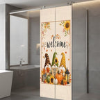 Window Privacy Film Frosted, Thanksgiving Static Cling Door Window Covering, Fall Gnomes Pumpkin Maple Leaf Sunflowers UV Blocking Windows Film for Office, Hotel, Bedroom, 29.5 x 78.7 Inches - Image 5