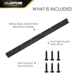2 Pack – 36'' Premium Aluminum Door Sweep with Nylon Brush, Seals Gaps Up to 5/8", Dark Bronze Anodized Aluminum Door Sweep, UL Fire-Certified, and Built for Long-Term Performance, JS-NB161 - Image 3