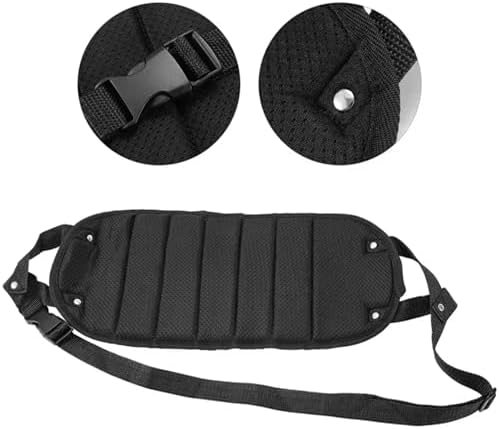 Airplane Foot Hammock Portable Airplane Footrest,Leg Plane Travel Footrests,Foot Hammock Flight,Feet Rest Hanger for Planes,Train,Office,Car Women Men(Black) - Image 4