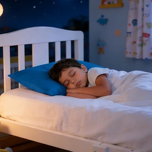 NTBAY Toddler Pillows with Pillowcases Set, 4 Piece 13 x 18, Royal Blue - Image 2