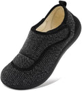 Scurtain Mens House Slippers Comfortable Wide Diabetic Orthopedic Shoes by Scurtain