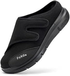 FitVille Orthopedic Slippers for Men with Arch Support, Extra Wide Slip-On Design for All-Day Comfort Ideal for Diabetes, Neuropathy, Swollen Feet & Lymphedema by WorldsPremiumComfortableShoes