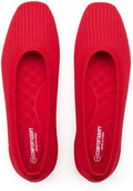 Frank Mully Women's Flats Square Toe Flats Comfortable Slip on Washable Ballet Flats Shoes for Women Dressy Work by FRANKMULLY