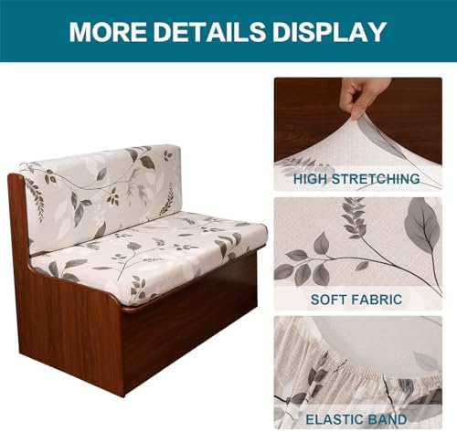 KRFOONN RV Dinette Cushion Covers Stretch Camper Cushions Cover, 02 - Image 2