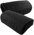 W-POWER Q1-TECH, 2PCS JDM Bride Recaro Racing Gradation for Car Seat Neck Rest Headrest Pillow Fabric Bucket seat Material (Bride/Black) - Image 5