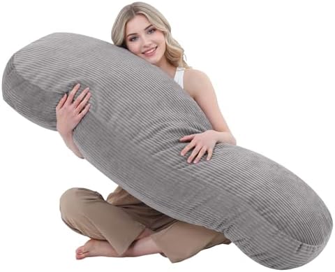 20x54 Body Pillow for Adults, Long Body Pillow for Bed by PrimePatio