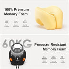 jiaao Neck Pillow for Airplane Travel with Memory Foam - Image 3
