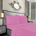 Mocassi King Sheet Set - Luxury Hotel 1800 Premier Bedding Sheets & Pillowcases - Ultra Soft Breathable & Cooling Bed Sheets - Deep Pocket - Wrinkle Resistant - 4 Piece Set - King, Light Pink - Image 2