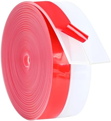 ToLanbbt Weather Stripping Silicone Door Seal Strip 2 in x 40 ft Door Draft Stopper Self Adhesive Door Draft Tape, Side & Bottom Gaps Insulation Strip for Glass Shower Door Sliding Door Window, Clear by ToLanbbt