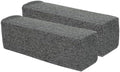 2 Pack Couch Arm Rest Pillow, 6''x6''x20'' Linen Cover, High Density Foam Armrest Cushion, Removable & Washable Elbow Support for Sofa, Bed, and Armchair (Dark Grey) by MMuteTouch
