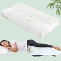 MINUPWELL Knee Pillow for Side Sleepers - 4" Height Between Leg & Under Knee Pillow for Back Sleepers - with 1060G 7D Fiber for Relieving Leg, Back, and Knee Pain - Rayon Derived from Bamboo by MINUPWELLHome