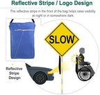 Wheelchair Footrest, Leg Support, Transfer Board Bags, Leg Rest Footrest Extender Storage Bag, for Wheelchair Accessories and Storage of Personal Belongings(W26H05B) - Image 5