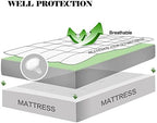 EASELAND Queen Size Mattress Pad Pillow Top Mattress Topper Cotton Top - Image 3