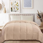 SUPERIOR All Season Down Alternative Comforter, Full/Queen, Ivory - Image 2