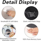 Cozy Car Headrest Pillow, Car Neck Pillow for Driving with Adjustable Strap - Image 3