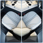 BABUR Thin Memory Foam Seat Cushion - Non-Slip Car Seat Pad for Driving by BABUR