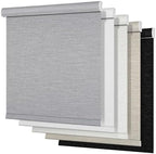Boolegon Blackout Roller Shades for Windows, Light Grey, 30" W x 36" H by Boolegon