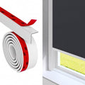 Flexible Blackout White Light Blocking Strips for Blinds & Shades 2PCS (60" 2PCS) by iHomeBlinds
