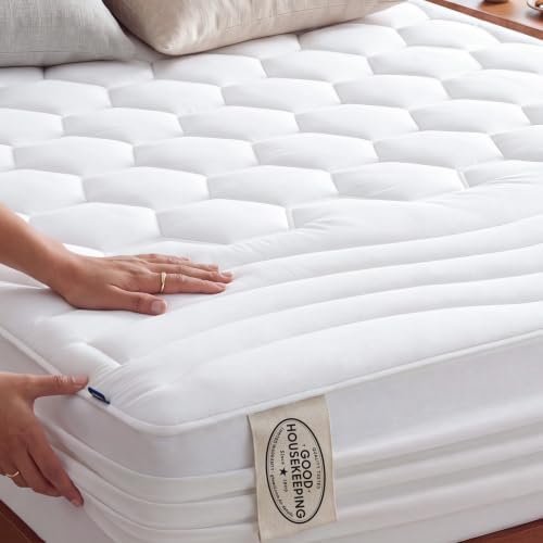 Bedsure King Mattress Pad, Mattress Topper with 8-21 Inches Deep Pocket by BEDSURE