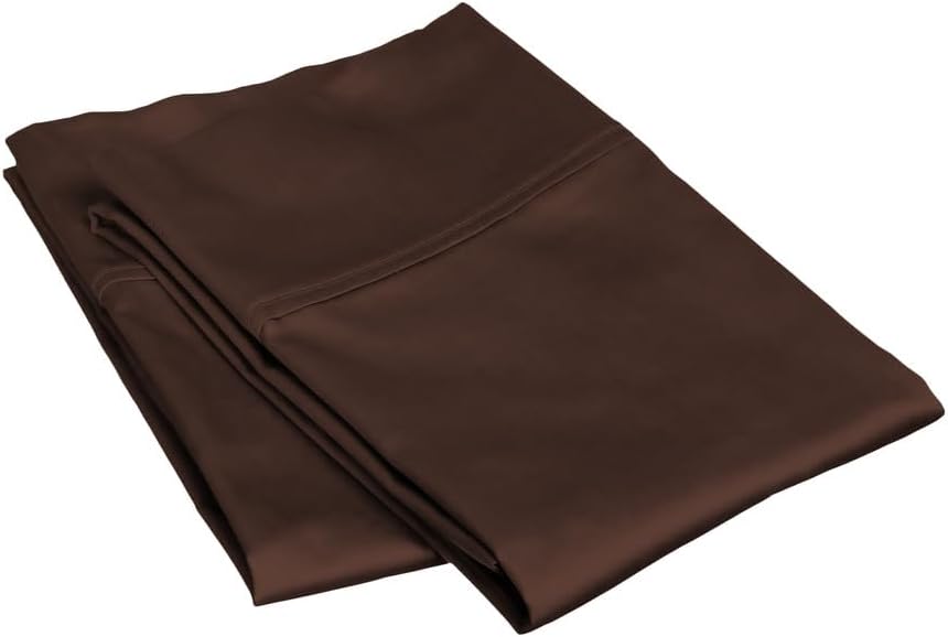 100% Pima Cotton Pillowcases – 800 Series, Ultra Soft & Cooling, Toddler/Travel 12"x16", Set of 2 – Chocolate, Hotel Luxury Quality, Envelope Closure, Skin & Hair Friendly by Unknown