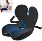 Seat Cushion with Lumbar Support Pillow Ergonomic Back Cushion by XZdream