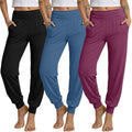 Ficerd 3 Pack Women's Joggers Loose Yoga Pants with Pockets by Ficerd
