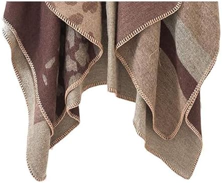 Lacavocor Women's Shawl Wrap Poncho Cape Cardigan Open Front - Image 4