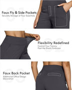 G4Free Yoga Pants for Women Wide Leg Pants with Pockets High Waisted - Image 4