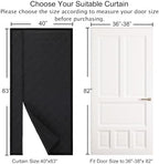 Reversible Magnetic Thermal Insulated Door Cover Curtain for Winter - Image 2