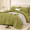 FUANNA California King Comforter Set 7 PCS, Soft Bed Set, Cozy Bed in a Bag by FUANNA