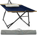 Tranquillo Unity with Hammock Stand; Premium Quality, 800 lbs Capacity, 30-Second Easy Setup, Durable Steel Frame, Pre-Assembled and Portable for Indoor & Outdoor Use, Navy by Tranquillo