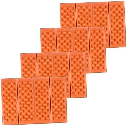 Yardwe 2sets Ultra-Lightweight Folding Mats Camping Pads for Sleeping Heat-Resistant Cold-Resistant Seat Cushion Xpe Material Waterproof for Park Picnic 4pcs*2 - Image 6