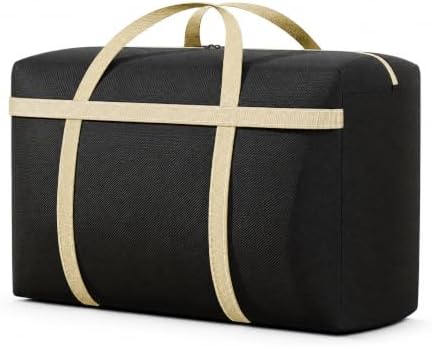 Quilt Storage Bag, Storage Bag, Thickened, Oxford, Black, 105L by Unknown