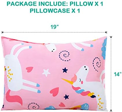 Cottonblue Kids Toddler Pillows with Organic Cotton Pillowcase 14x19 inches - Image 4