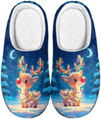 Spa Slippers Home Slippers, Anti-Slip Comfort Lightweight Slippers Closed Toe Casual Shoes House Slippers for Bedroom Home by Hechitok