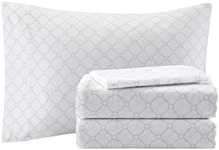Madison Park Essentials Queen Comforter Set, Floral Bed in a Bag Purple 9PC - Image 4