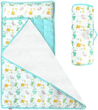 Moonsea Nap Mat with Removable Pillow Dinosaur and Fleece Minky Blanket by Moonsea