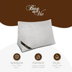 Bag-a-Vie Handbag Shaper Pillow – Luxury Handbag Shaper & Purse Shapers - [Grande] 14.5” x 11” - Fits Tote Bags - Herringbone - Image 6