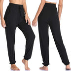 Envlon Women's Yoga Pants with Pockets Comfy Stretch Loose Wide Leg Casual Pants Breathable Running Workout Lounge Pants - Image 3