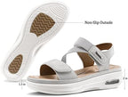 mysoft Women's Comfortable Walking Sandals Platform Wedge Ankle Strap - Image 5