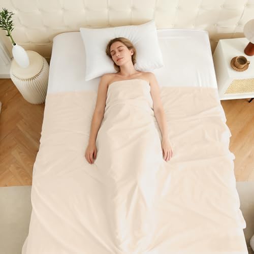 CULVE Bulk Queen Microfiber Flat Sheets Only, 6 Pack (90x102,Beige) - Image 7