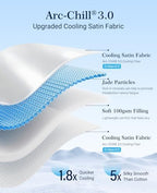 Elegear Cooling Satin Comforter King Size, Cooling Blanket for Hot Sleepers - Image 4