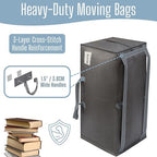 VENO 20 Pack Heavy Duty Moving Bags with Backpack Straps, Zippers & Handles, Extra Large Packing Bundle for College Dorm Essentials, Moving Supplies Alternative to Cardboard Boxes - Image 4