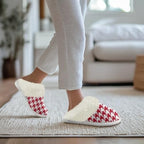 Cotton Slippers With Fluffy Edges House Slippers - Image 4
