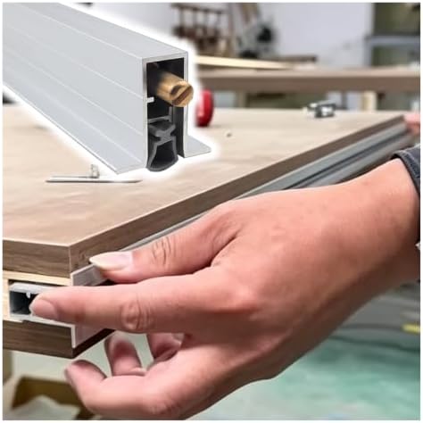 Automatic Drop Down Door Sweep - Concealed Recessed Draft Stopper Seal for Energy Efficiency, Soundproofing, and Pest Control - Ideal for Home & Office Use by Unknown