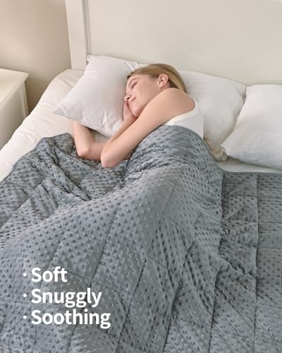 Mr. Sandman Cooling Weighted Blanket for Adults, Queen Size 15 lbs, 60″x80″ - Image 2