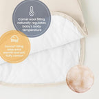 KaiyaBaby Organic Cotton Baby Sleep Sack, Long Sleeve 3.5 TOG, 0-6M - Image 3