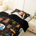 Erosebridal RV Camper Comforter Set King Size, Forest Theme Camping Bedding Sets for Kids Girls Boys, Woodland Animal Print Bear Bed Set Quilt, Outdoor Travel Trailer Room Decor - Image 7