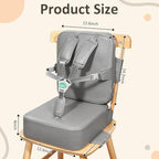 Toddler Booster Seat for Dining Table,Kitchen Chair Booster Cushion - Image 2