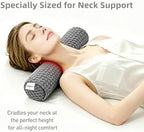 Cervical Pillow for Neck Pain, Memory Foam Neck Roll – Grey - Image 2